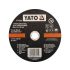 Yato Disc de taiere pentru metal 180 x 1,5 x 22,2 mm inox