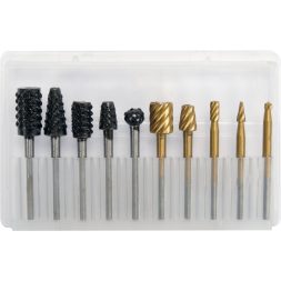 Yato Set de gravura 10 piese acoperite cu titan-nitrura