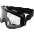 Yato Ochelari de protectie cu rama neagra transparenta si supapa de ventilatie