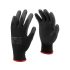 Yato Manusi de montaj (cufundate BLACK) 10 cu strat de poliuretan negru.