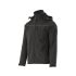 Yato Jacheta softshell de protectie a muncii cu gluga negru dimensiune XL 3 buzunare