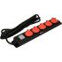 Yato Cablu prelungitor electric distribuitor cu 5 poli 3 m 3 x 1,5 mm2