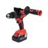 Yato Burghiu cu percutie fara fir 18 V fara motor cu perie de carbon (1 x baterie 3,0 Ah + incarcator)