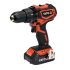 Yato Masina de gaurit fara fir 42 Nm fara perie de carbon 18 V Li-Ion (1 x acumulator 2.0 Ah + incarcator)