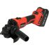Yato Polizor unghiular fara fir 18 V 125 mm (1 x baterie 4.0 Ah + incarcator)