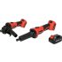 Yato Set slefuitor fara fir 18 V (1 baterie de 4,0 Ah + incarcator) (polizor drept si unghiular)